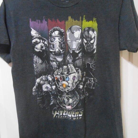 Mens Marvel Avengers Infinity War SS T-Shirt Top Size M 38/40 multi-colored π¨π¦ - Picture 5 of 9